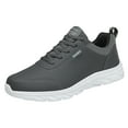thumbnail image 5 of Dakaela Fashion Sneakers for Men Waterproof Running Tennis Shoes Gym Workout Casual Shoes Grey 10, 5 of 6