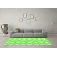 thumbnail image 3 of Ahgly Company Indoor Round Solid Green Modern Area Rugs, 8' Round, 3 of 4
