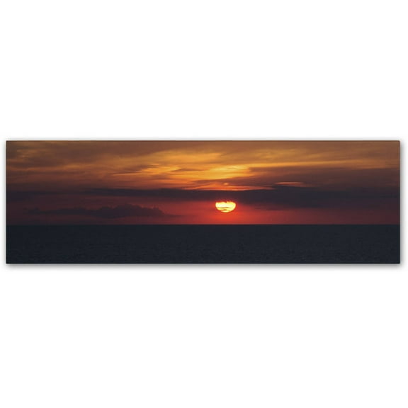 Trademark Fine Art "Classic Great Lake Sunset" Canvas Art by Kurt Shaffer