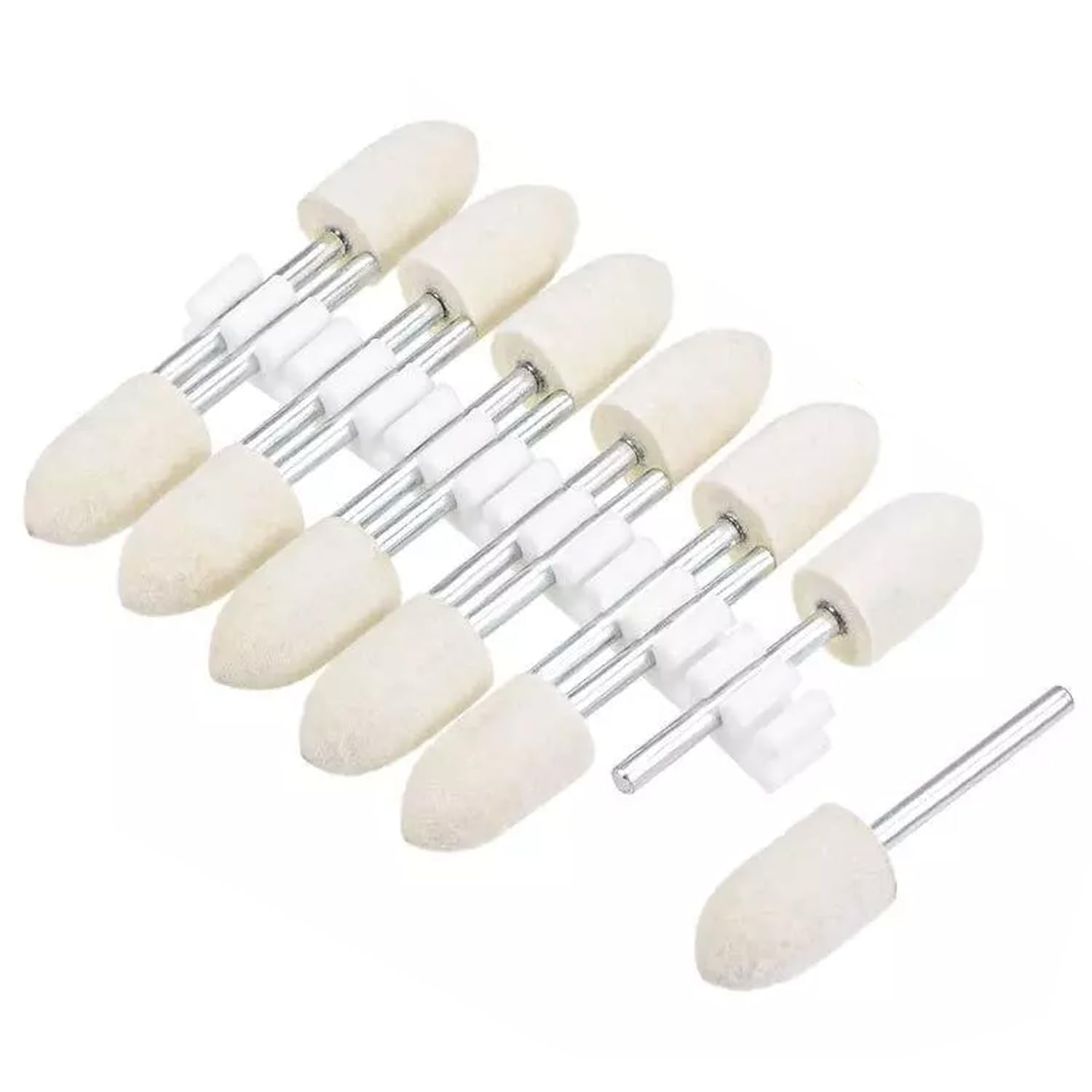 Aazon.co: 100Pcs Abrasive Buffing Wheels, 1 Inch Buffing Polishing Wheel Set With 1/8 Inch
