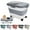 Gray, variant on SSAWcasa 20 lb Dog Food Storage Containers with Wheels and Lids, Collapsible Pet Cat Food Storage Bin, 30 lb Airtight Rice Cereal Storage Bucket with Measuring Cup and Scoop (Gray)
