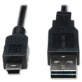 thumbnail image 2 of Tripp Lite UR030-006 USB 2.0 Reversible A Male to 5-Pin Mini B Male - 6 ft., 2 of 2