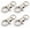Silver, variant on 4pcs Silver Swivel Lobster Claw Clasp Snap Hook – Circle Shape Trigger Clip for Keychain, Bag, DIY Craft (VT366)