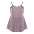 thumbnail image 3 of Alvivi Kids Girls Camisole Ballet Dance Tutu Dress Gymnastics Skirted Leotard Performance Dancewear Dusty Pink 5-6, 3 of 7