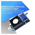 thumbnail image 3 of 25W 35W QC2.0 QC3.0 USB electronic load adjustable constant current aging resistor battery voltage capacity tester voltmeter ,Live Data, 3 of 6