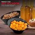 thumbnail image 6 of 4 Pack 20oz Black Disposable Plastic Bowls, Medium Snack Salad Bowls for Party Buffet, 6 of 14