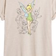thumbnail image 3 of Tinker Bell - Hand Drawn Sketches - Juniors Oversized Graphic T-Shirt, 3 of 5