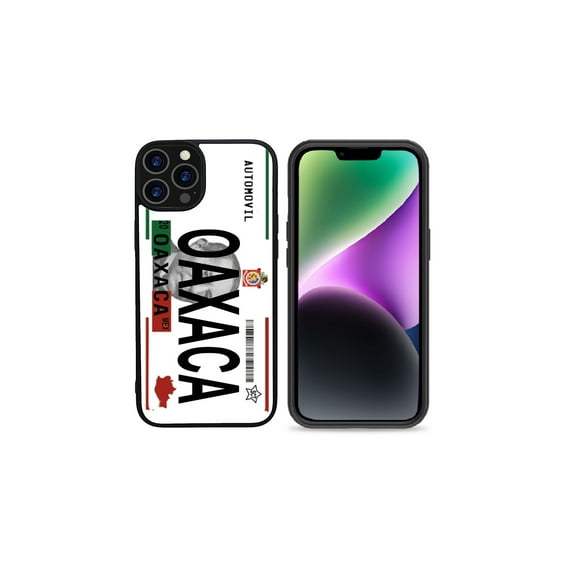 Phone Case for Apple iPhone 14 / iPhone 13 (6.1") Hybrid Print Design Vintage Pattern Fashion Rubber Hard PC TPU Shockproof Frame Cover [ OAXACA ]