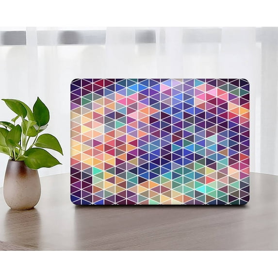 KSK KAISHEK Hard Shell Case Only for 2019 - 2016 Release Newest MacBook Pro 15" Touch ID + Black Keyboard Cover Model: A1990/A1707 Colorful A 117