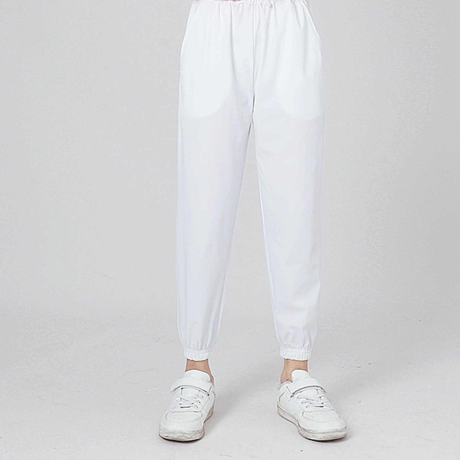 ★sale★8YARDS Ribbed Joggers | White 8seconds Slim Fit Jersey Jogger Pants White | Joggers