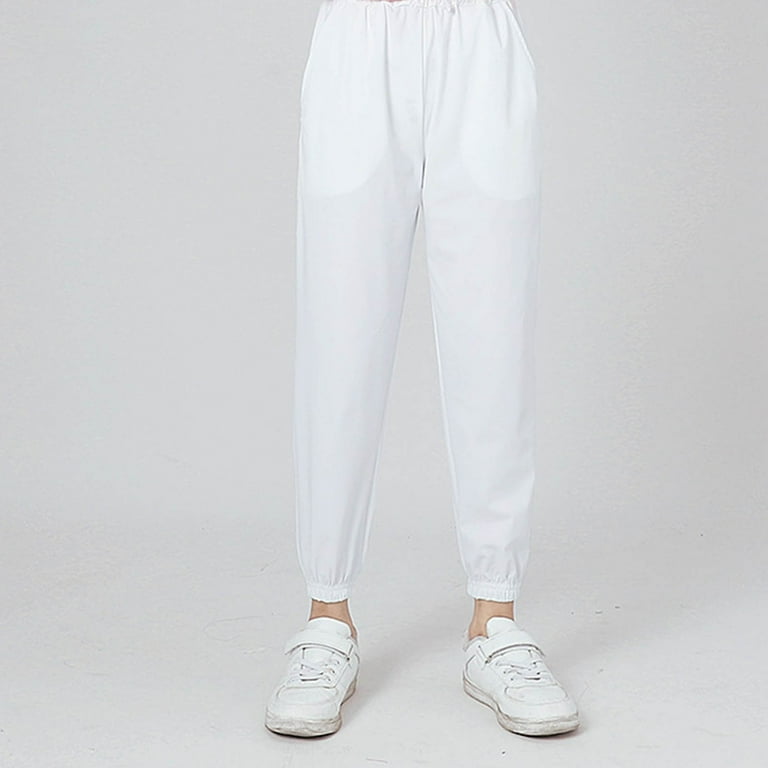 Avrntaa Boys Lightweight Pant - Baggy Wide Leg Elastic Waist