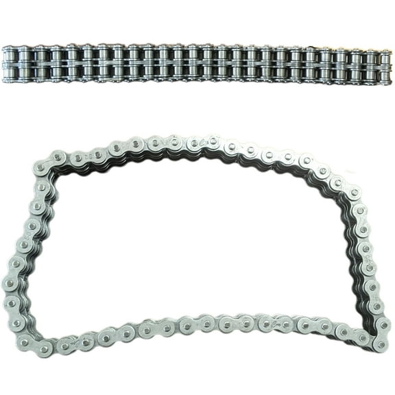 RedCap Double Chain 50# for Go-kart Gk 200-t4 - 169cc Engine, 4-seater With Reverse - Premium Double Row Coupling Chain With Master Link - Compatible With Gy6 150cc, 200cc, 250cc, and 300cc Go-karts