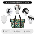 thumbnail image 3 of Travel Duffle Bag Red berries green leaves white flowers Travel Tote Bags Carry on Luggage Waterproof Weekender Bags with Top Handle Adjustable Shoulde Strap for Travel Gym, 3 of 5