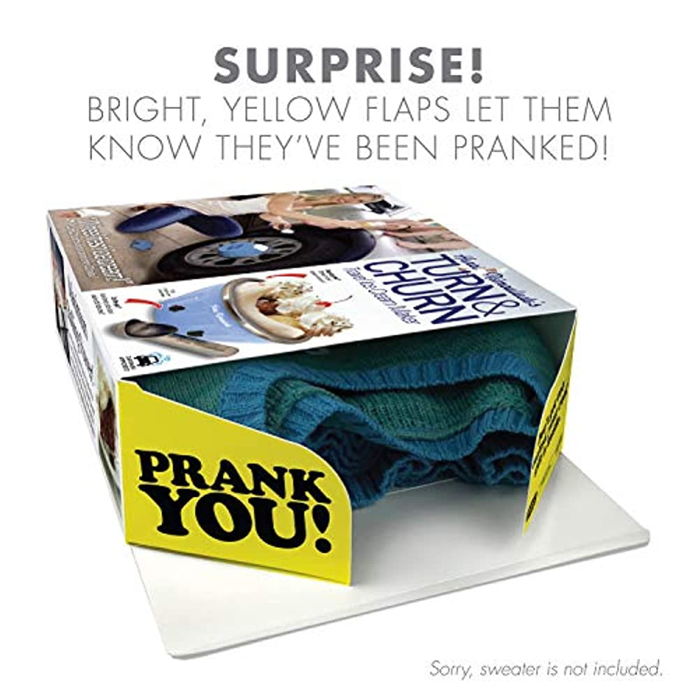 by Prank-O The Original Prank Gift Box Wrap Your Real Gift in a Prank Funny Gag Joke Gift Box Awesome Novelty Gift Box for Any Adult or Kid! Prank Pack “Tidy Tips”