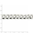 thumbnail image 2 of Beautiful Sterling Silver 14mm Close Link Flat Curb Chain, 2 of 2