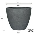 thumbnail image 3 of Cache-pot en béton gris, 3 of 5
