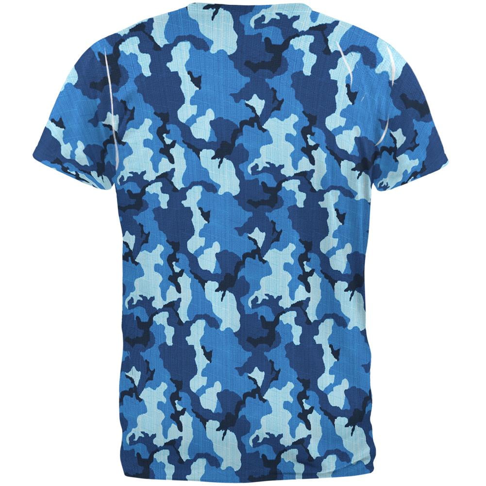 navy blue camo shirt