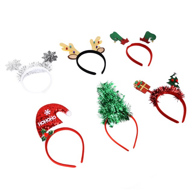 Diadema Navidea con Cuernos Navideos una Diadema Navidea Segura para Adultos y Nios Diadema de Papá Noel Diadema de astas de Navidad D ANGGREK Cocina, Decoración y Otros