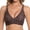 Leopard Coffee, variant on Wireless Bra Deep V Push Up Seamless T-Shirt Comfortable Plunge No Underwire Bras with Adjustable Straps Everyday Bras