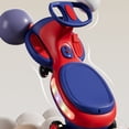 thumbnail image 4 of Electric Wiggle Car with Flashing Wheels, Rechargeable 2 in 1 Swing Car with Anti-Rollover, Music and Pedal, 2 Motor Ride On Car for Outdoor, Blue and Red, 4 of 9