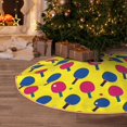 thumbnail image 5 of KLL Christmas Tree Skirt,Party Decorations Farmhouse for Christmas Decorations Holiday Party 30" -Colorful Ping Pong, 5 of 6