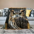 thumbnail image 2 of ONETECH Owl Blanket Owl Gifts for Girls Funny Owl Throw Blanket for Kids Adults Soft Warm Cozy Blanket for Couch Sofa ​Bed, 2 of 6