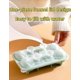 thumbnail image 4 of 2025 Latest Model Cute 3D Cat Silicone Ice Cube Tray Mold Cartoon Animal Ice Box BPA-Free (Grey), 4 of 5