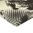 thumbnail image 2 of Ambesonne Grey Fitted Sheet, Adventure with Motorcycle, Full Size, Charcoal Grey Maroon, 2 of 3