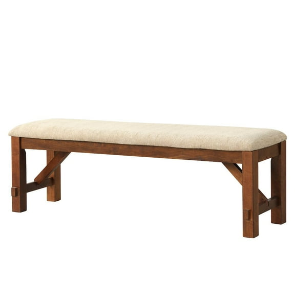 Roundhill Furniture Karven Solid Wood Dining Bench