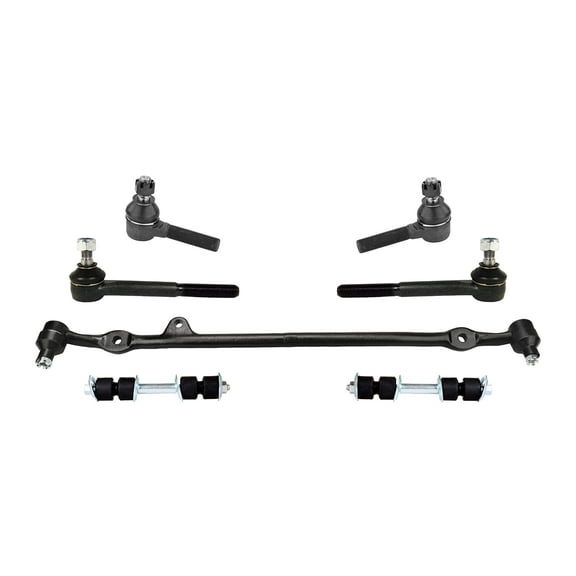 PartsW - 7 Pc Front Suspension Kit Outer & Inner Tie Rod Ends, Sway Bar End Links, Center Links, Compatible with RWD Models Fits Toyota Pickup 1984-1995 RWD Models