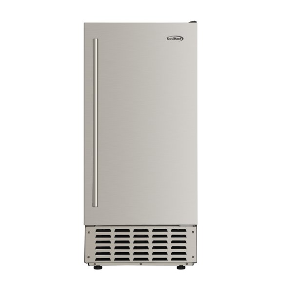 15 in. Built-in Residential Pearl Ice Nugget Maker, 66lb /day with Drain Pump in Stainless-Steel (KM-BIM66-NSS)