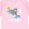 thumbnail image 4 of Inktastic First Birthday 1 Year Old Dolphin Boys or Girls Long Sleeve Baby Bodysuit, 4 of 5