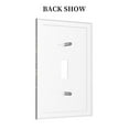 thumbnail image 2 of Daiia Gothic Raven Portrait Pattern Decorator Wall Plate Child Safe Outlet Cover, Switch and Outlet Covers,Size 1-Gang 5.0" x3.0" , Polycarbonate Thermoplastic-Style T, 2 of 6