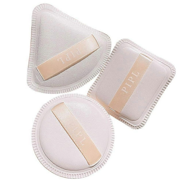 3pcs Dry and Wet Powder Puff Dual-Use Air Cushion Sponge Powder Puff Makeup Tool