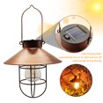 thumbnail image 4 of Luz Ambiental Luz Ambiental Lámpara Linternas solares colgantes luces de bulbo de tungsteno con energía solar LED de metal a prueba de agua, 4 of 6
