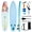 Blue+White, variant on Costway 11’ Wide Inflatable Stand Up Paddle Board , Stable SUP for Adults and Youth Pink+Black