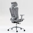 thumbnail image 2 of KOSSMAI Home Office High Back Ergonomic Swivel Mesh Computer Desk Chair with Flip-up Arms Grey, 2 of 7