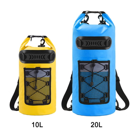 Water Floating Water Resistant Dry Backpack 20L PVC Drifting Bag For Rafting Outdoor Kayak Fishing