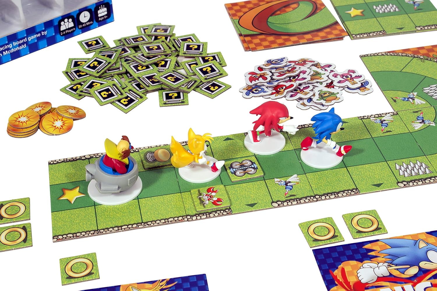 Sonic the Hedgehog Crash Course Board Game - Fast Racing Game by IDW Games