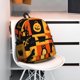 thumbnail image 5 of Fotbe Halloween Banner Symbols Mochila Ligera Casual para Laptop para Hombres y Mujeres, Mochila Impermeable de Uso Diario, Mochila para Universidad, 5 of 6