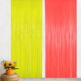 thumbnail image 3 of Dserhfy Metallic Tinsel Foil Fringe Curtains Colorful Iridescent Tinsel Streamer Backdrop Decor for Wedding Birthday Neon Party Decoration, 3 of 8
