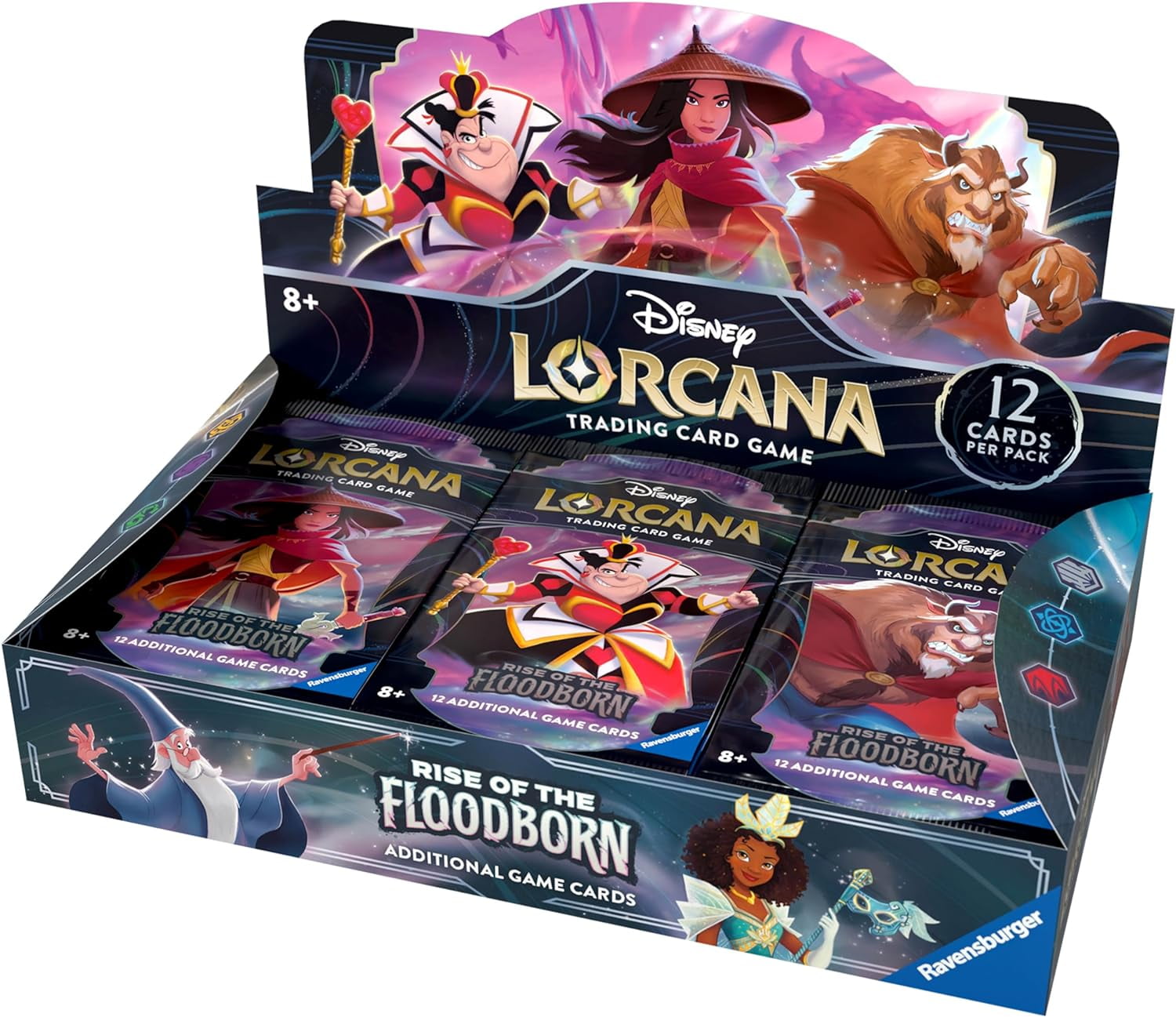 Disney Lorcana Trading Card Game Rise of the Floodborn Booster Box (24 Packs)