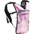 thumbnail image 1 of Mochila de hidratación SOJOURNER - Vejiga de agua de 2 litros incluida para festivales, raves, senderismo, ciclismo, escalada, correr y más (holográfico - rosa pálido), 1 of 5