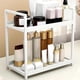 thumbnail image 5 of Estantería de metal blanco para organizadores cosméticos - Almacenamiento de maquillaje de escritorio de 3 niveles para la encimera del baño, la habitación de la residencia y el tocador, 5 of 6