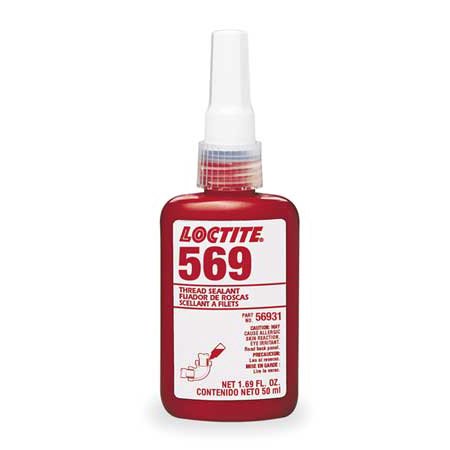 UPC 079340569317 product image for LOCTITE 56931 Thread Sealant, Bottle, Low, -65 to 300F | upcitemdb.com