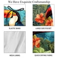 thumbnail image 4 of luoweisi Men's Beach Shorts Quick Dry Swim Trunks with Mesh Lining Toucan L, 4 of 5