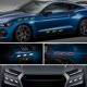 thumbnail image 3 of 6 Piezas 3D Estilo De Coche Pegatinas Reflectantes De Fibra De Carbono Cinta De Advertencia De Seguridad Parachoques Accesorios Exteriores Del, 3 of 4
