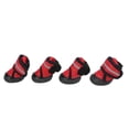 thumbnail image 3 of Zapatos para mascotas Botas antideslizantes ajustables para perros al aire libre para perros pequeños, medianos y grandes (rojo 9 cm 3,5 pulgadas), 3 of 5