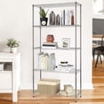 thumbnail image 6 of Dkelincs 5-Tier Wire Shelving Unit Adjustable Storage Shelves 1250 lbs Capacity NSF Metal Shelf for Kitchen Garage, Silver, 6 of 8