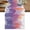 White, variant on Orange Purple Forest Silhouette Table Runner 48 Inches, Watercolor Forest Trees Retro Bed Runner Dresser Scarves Tabletop for Indoor Outdoor Parties/Ceremony/Banquet, 13" x 48"